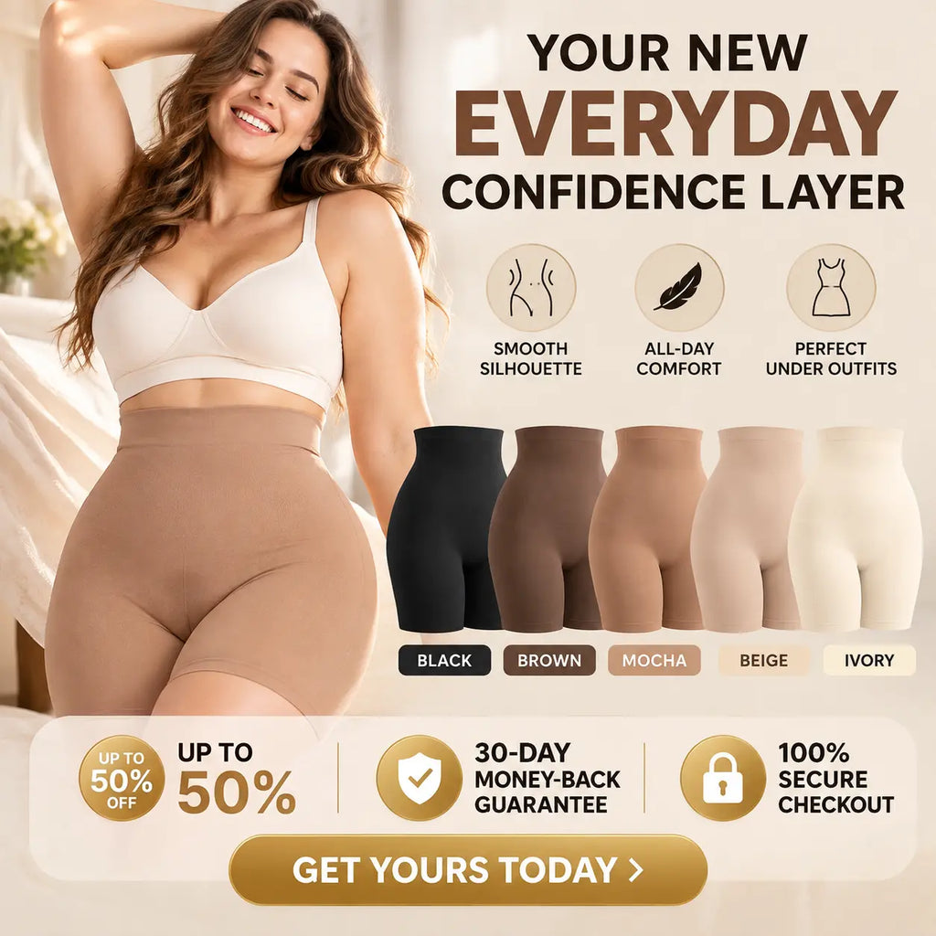 The Everyday Shaping Short That Helps You Feel Comfortable, Confident & Beautiful In Every Outfit-Last Day Sale🔥90% OFF