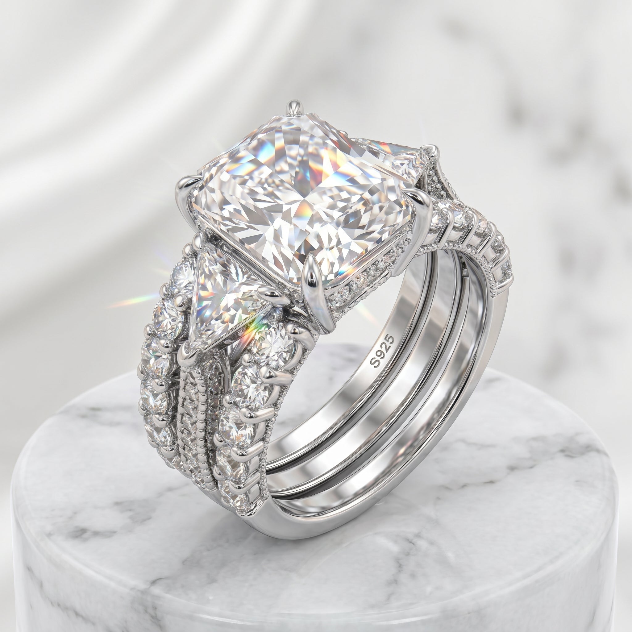 csandiva™ The Timeless Embrace 5.0ct Radiant Ring - Zero Anxiety Glamour & Smart Luxury Alternative | Claim 90% OFF Today🔥