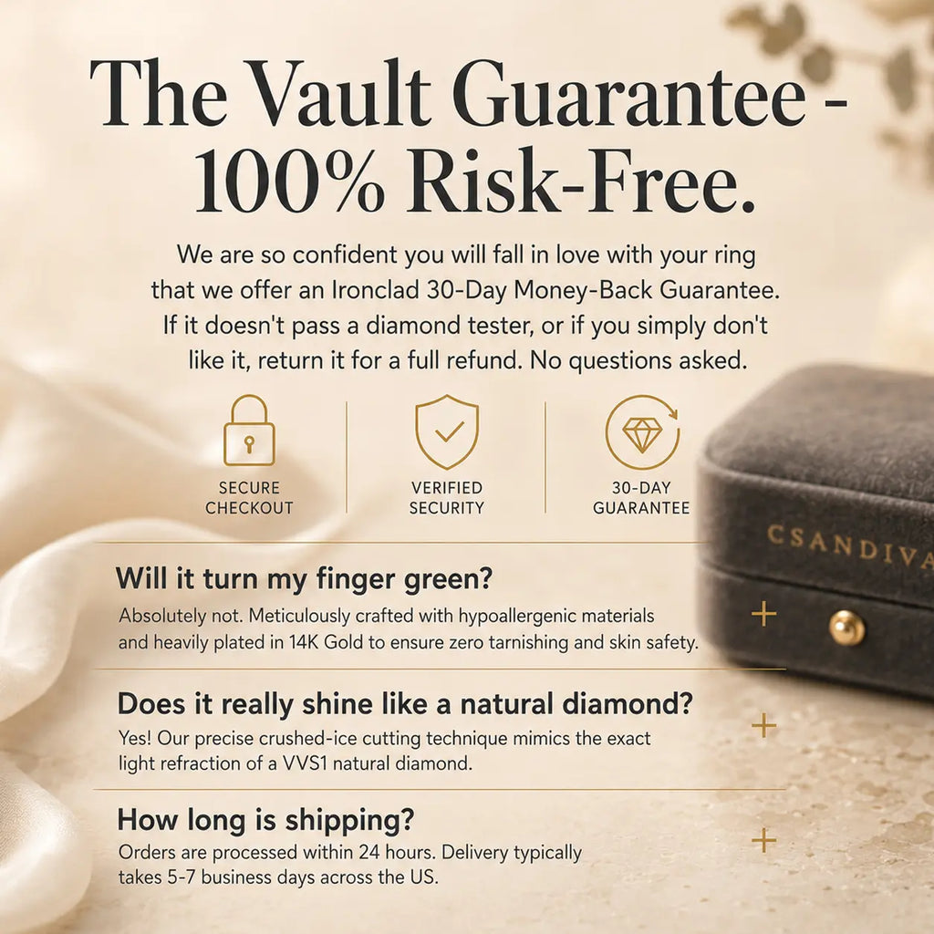 Csandiva™ The Sovereign Legacy | Hand-Forged 3.5Ct Marquise Masterpiece | Visually Slimming & Butter-Smooth Fit | Zero Green Fingers | 90% OFF Vault Release 🔥