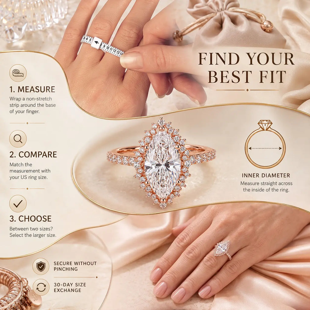 A Timeless Marquise Ring Designed To Make Every Moment Feel More Beautiful — Elegant Sparkle You'll Love Wearing Every Day-Last Day Sale-90% OFF🔥