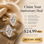 Csandiva™ The Sovereign Legacy | Hand-Forged 3.36Ct Marquise Masterpiece | Butter-Smooth Knuckle Fit, V-Prong Protection & Zero Green Fingers | Anniversary Artisan Batch 90% OFF Last Day 🔥