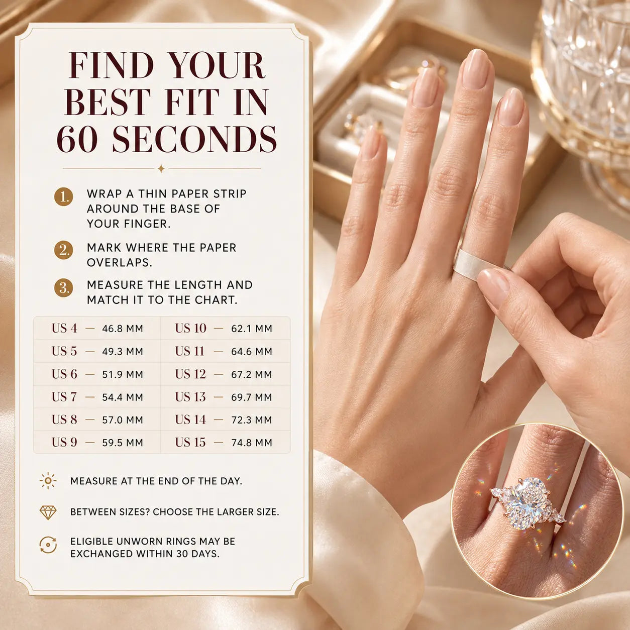 The Marquise Embrace™ Lab-Grown Diamond Bypass Ring — An Elongated Marquise Center, Sculpted Pavé Wrap & Complete Statement Look in One Ring | Gold or Silver | Last Day Sale-90% OFF🔥