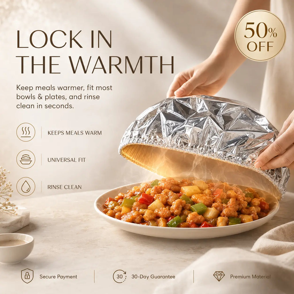 🔥 50% OFF Insulated Food Covers – 50 PCS Universal Fit Covers to Keep Meals Warm, Fresh & Ready to Serve