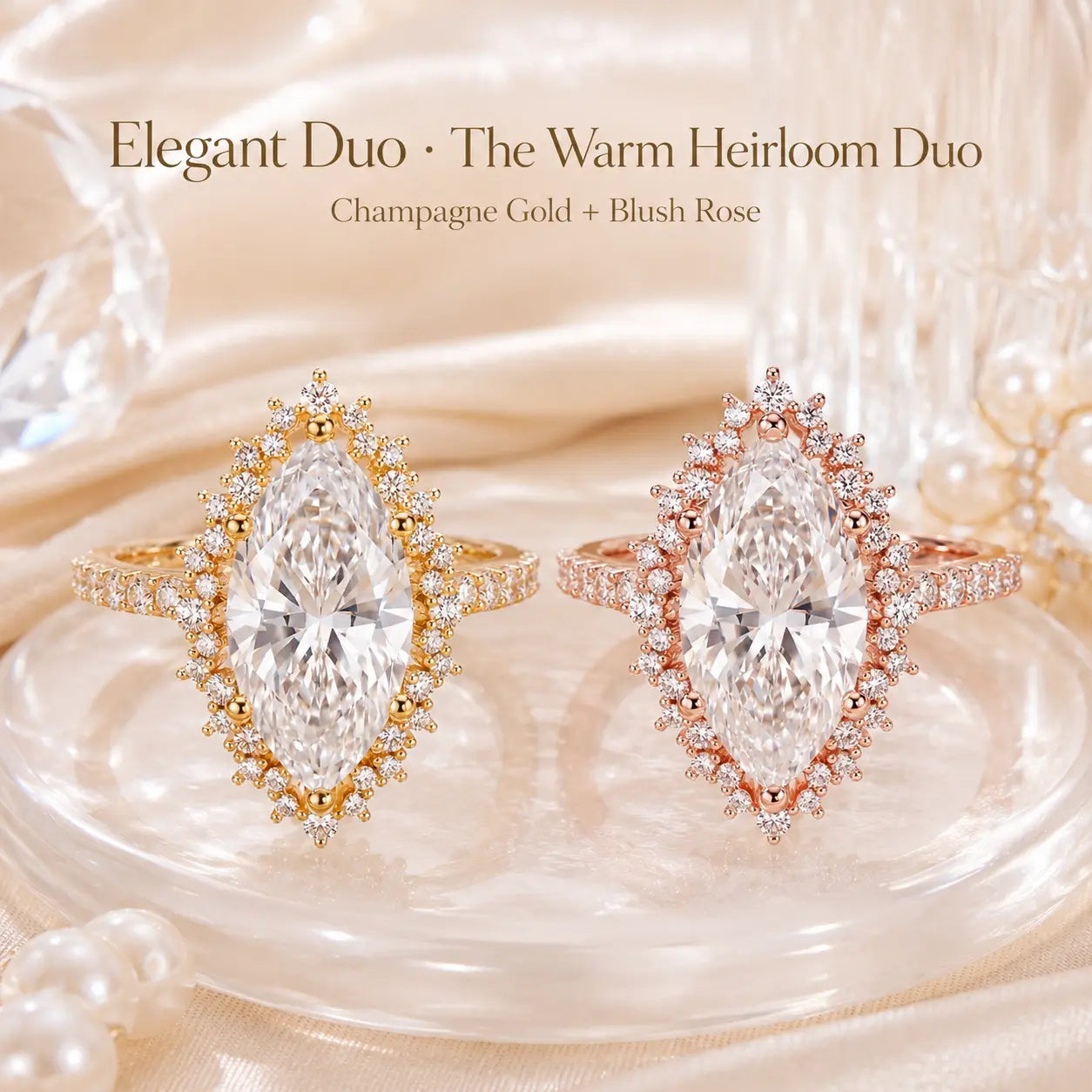 A Timeless Marquise Ring Designed To Make Every Moment Feel More Beautiful — Elegant Sparkle You'll Love Wearing Every Day-Last Day Sale-90% OFF🔥