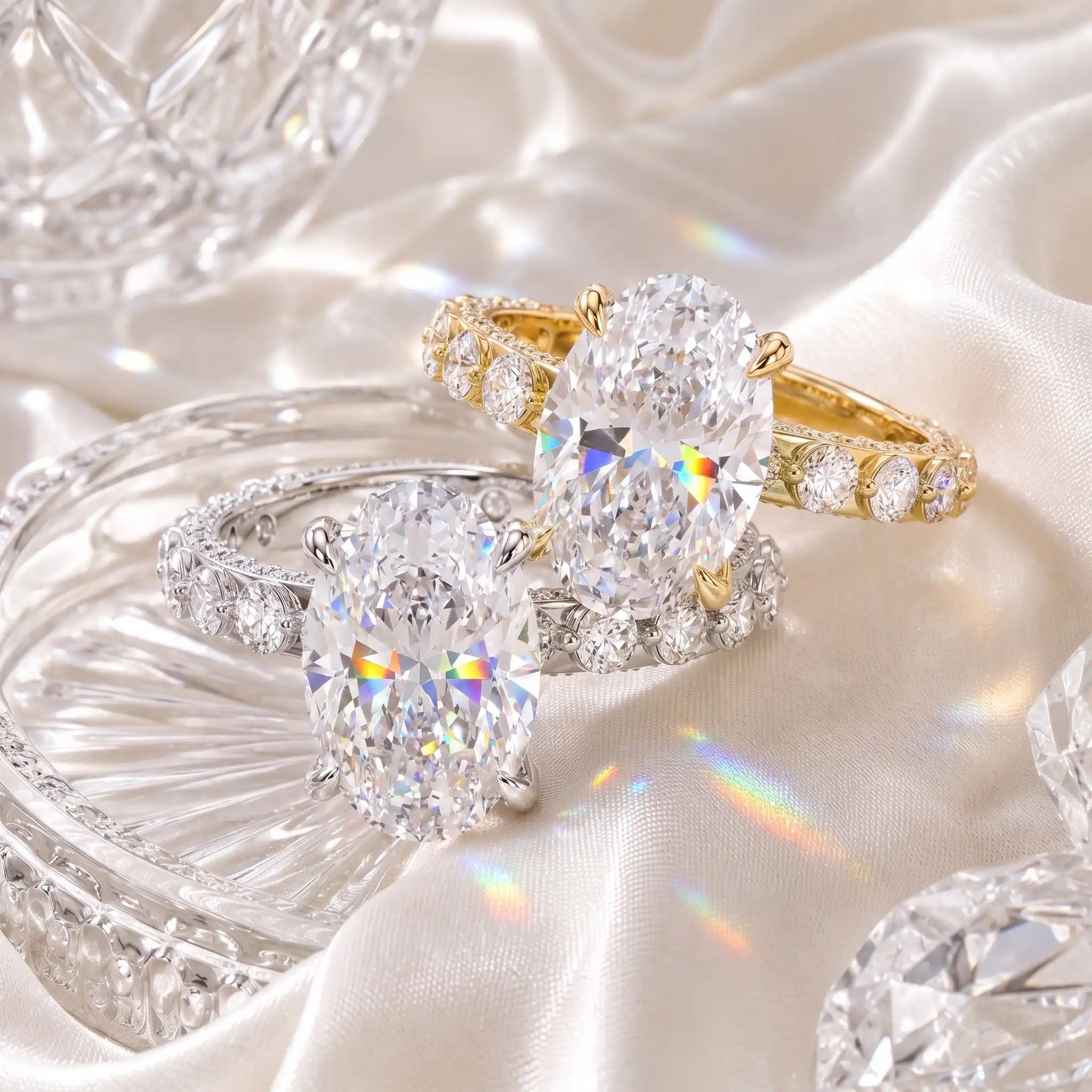 The Crown Oval™ — The Hand-Flattering 1–6 CT Lab-Grown Diamond Ring Designed to Make Your Fingers Look Longer and Every Outfit Feel Instantly More Elegant-Last Day Sale-90% OFF🔥