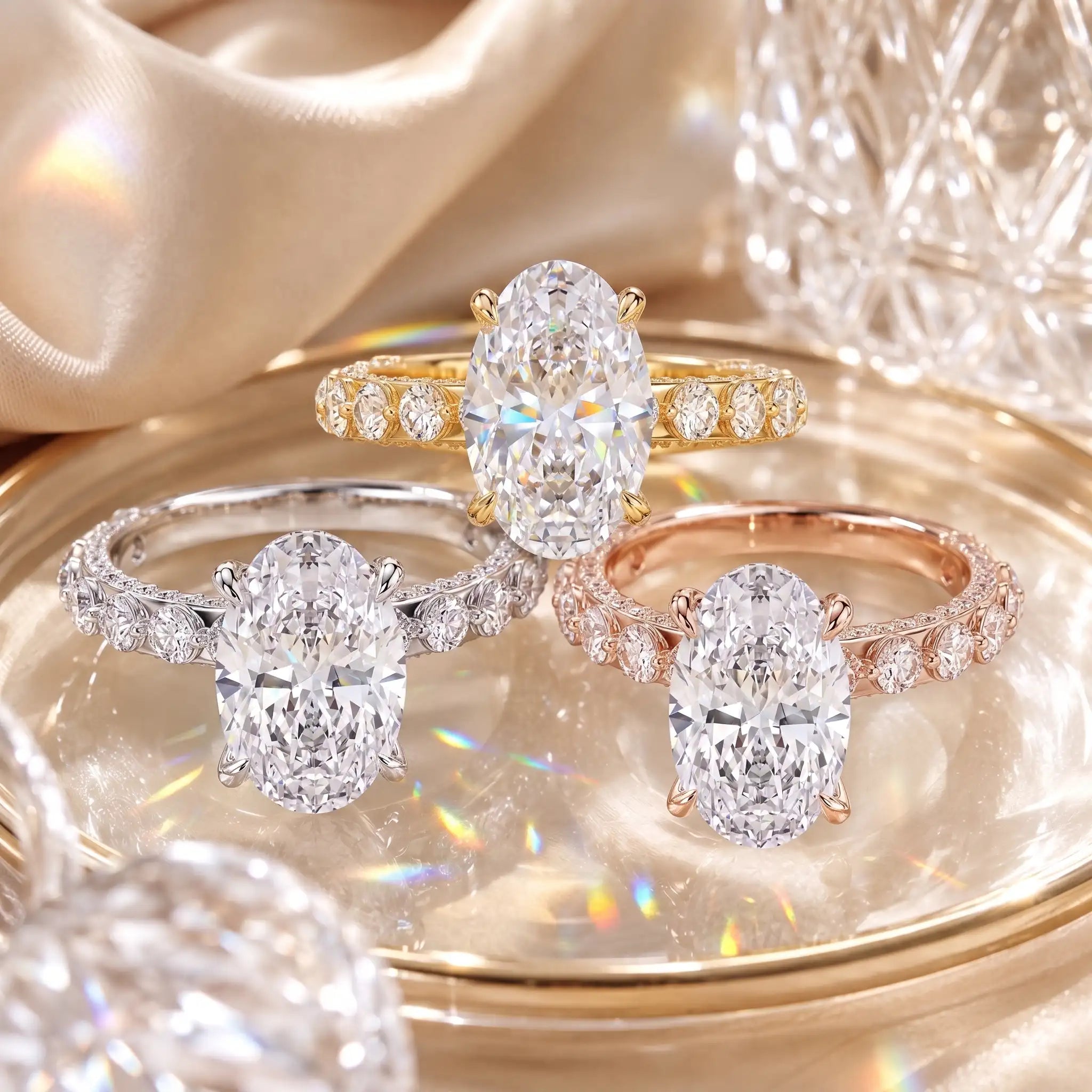 The Crown Oval™ — The Hand-Flattering 1–6 CT Lab-Grown Diamond Ring Designed to Make Your Fingers Look Longer and Every Outfit Feel Instantly More Elegant-Last Day Sale-90% OFF🔥