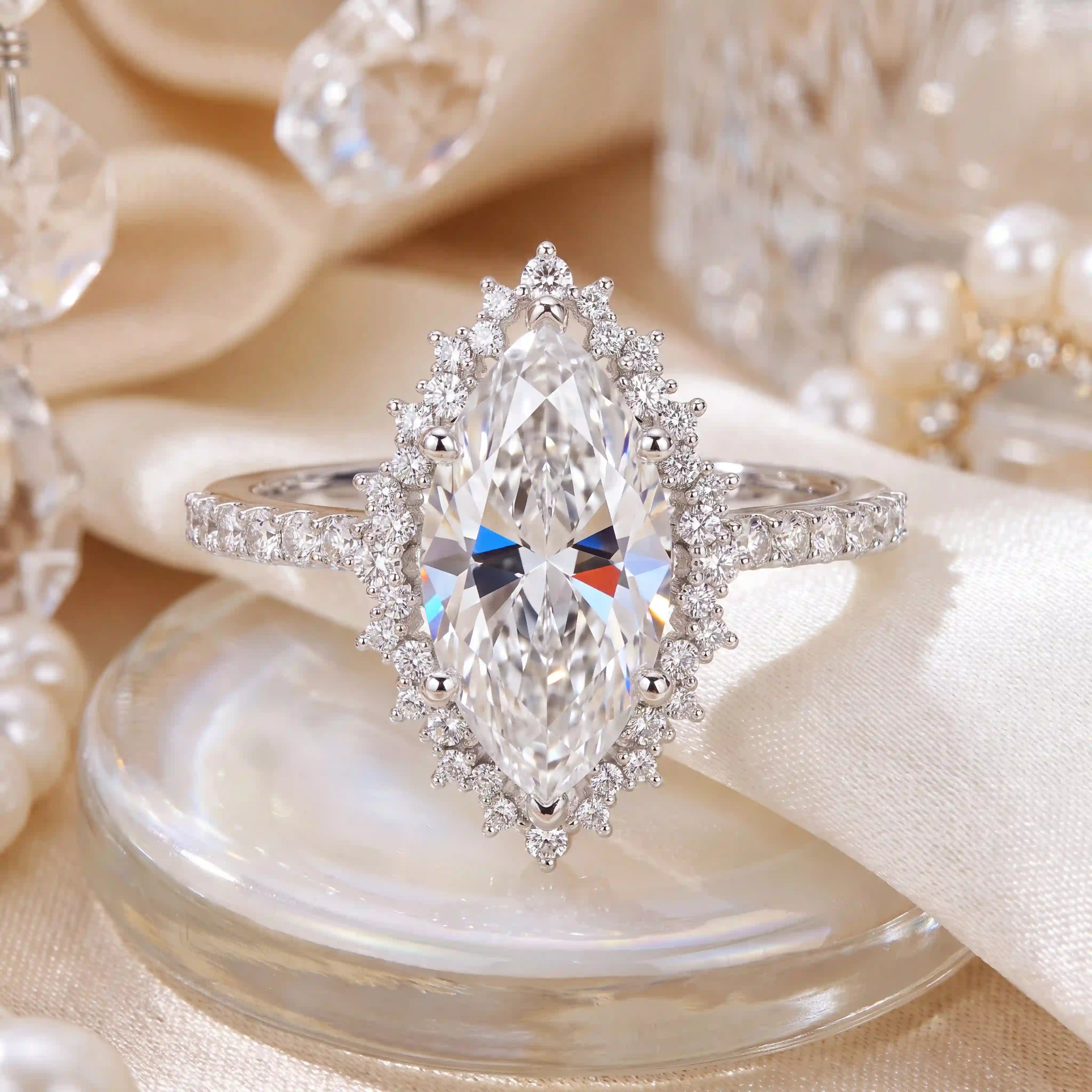 A Timeless Marquise Ring Designed To Make Every Moment Feel More Beautiful — Elegant Sparkle You'll Love Wearing Every Day-Last Day Sale-90% OFF🔥