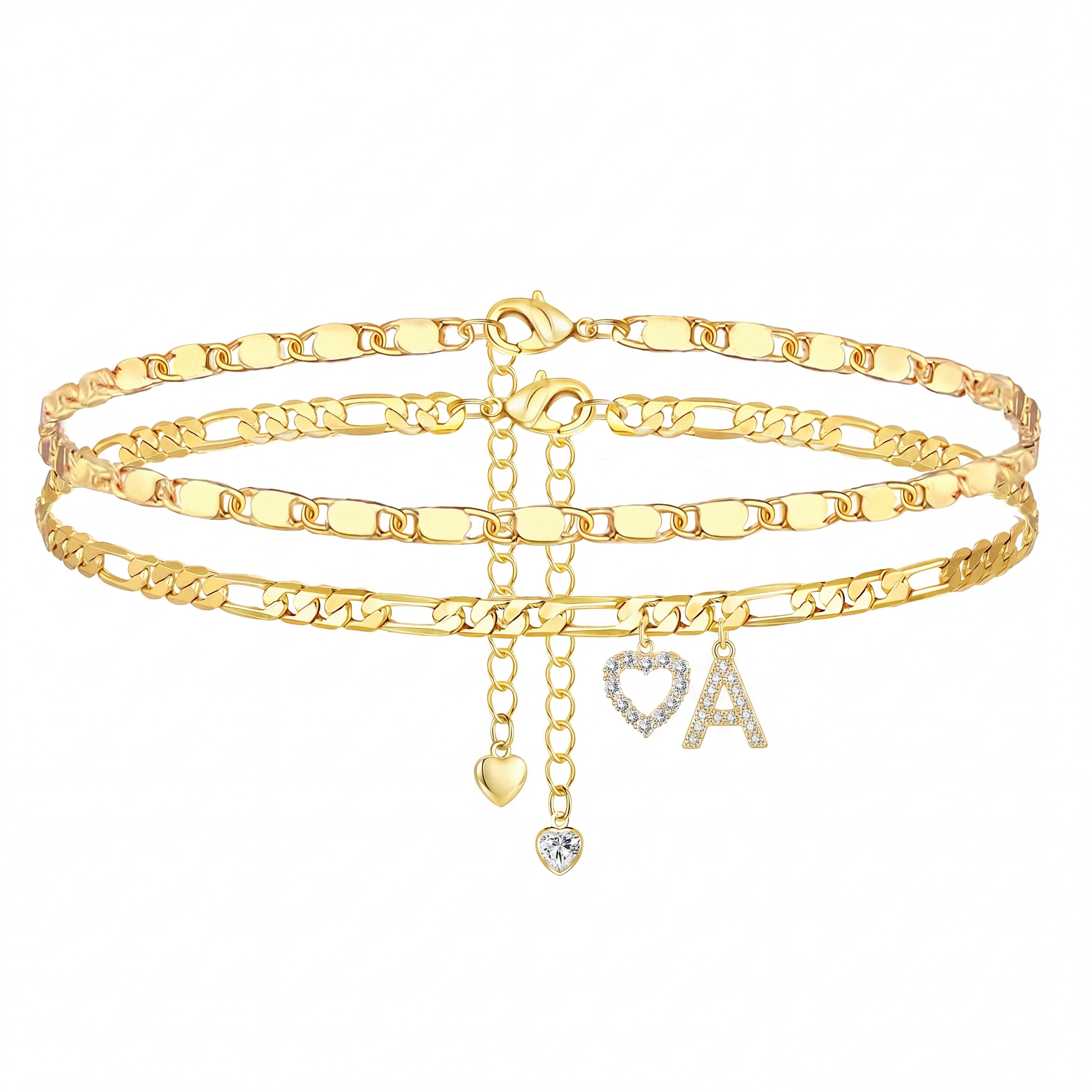 Manifest Your Wealth: The 24K Gold-Aura Personalized Manifestation Anklet -Last Day Sale-90% OFF🔥