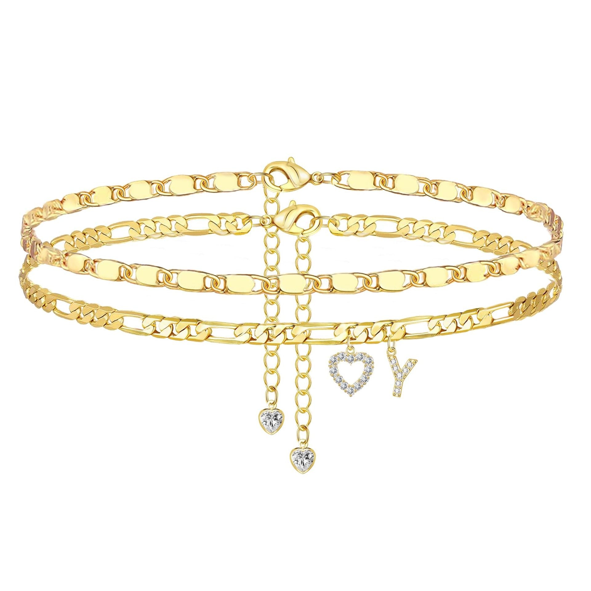 Manifest Your Wealth: The 24K Gold-Aura Personalized Manifestation Anklet -Last Day Sale-90% OFF🔥