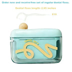 Last Day 50% OFF 🔥 Automatic Pop-Up Floss Pick Holder – Compact Refillable Travel Case
