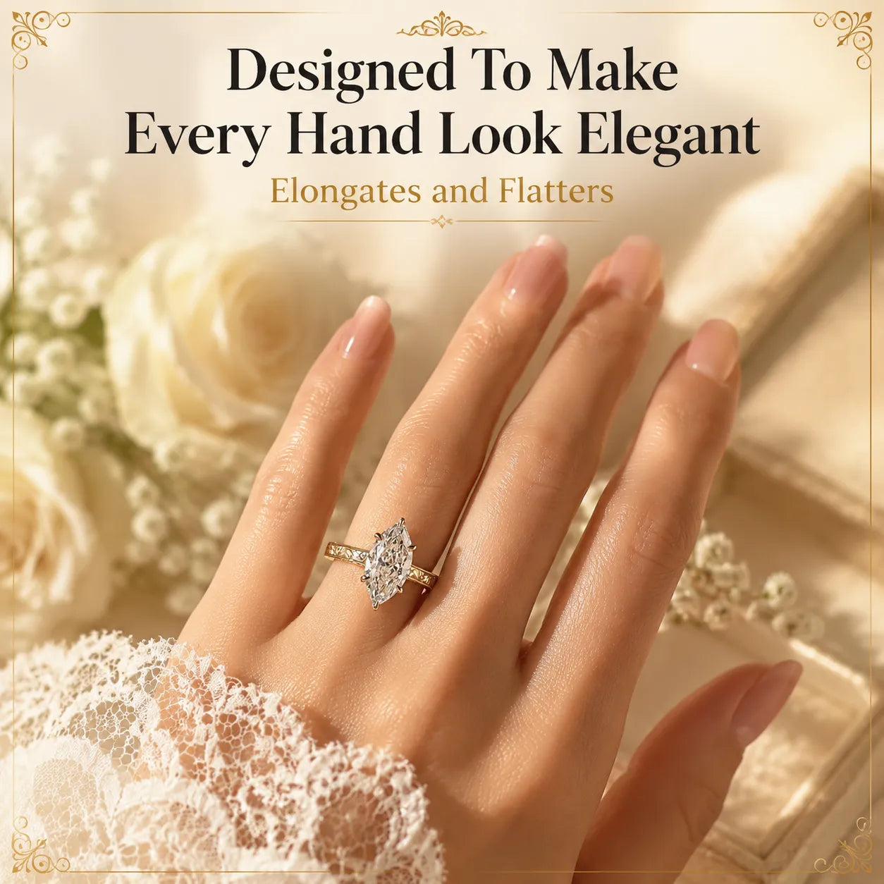 The Vintage Moissanite Ring --Timeless Elegance & Brilliant Sparkle--Last Day Sale-90% OFF🔥