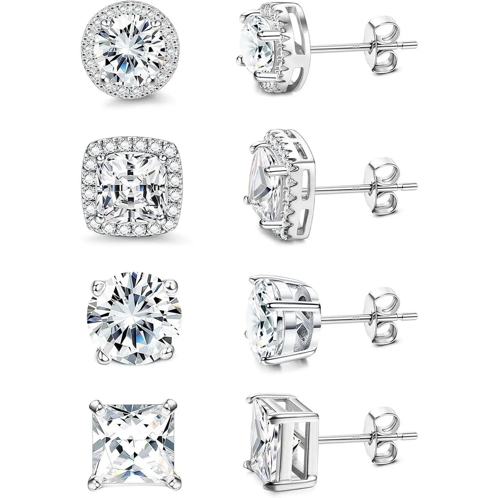 csandiva™ VVS1 Moissanite Solitaire Studs - Sag-Free Comfort & 100% Waterproof Everyday Brilliance | Claim 90% OFF Today🔥