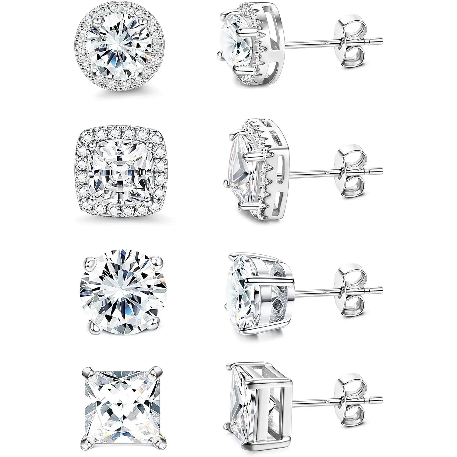 csandiva™ VVS1 Moissanite Solitaire Studs - Sag-Free Comfort & 100% Waterproof Everyday Brilliance | Claim 90% OFF Today🔥