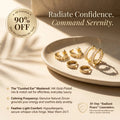 csandiva™ 14K Gold-Plated Natural Zircon Hoop Earring Set | The Masterpiece of Serenity & Elegance -Last Day Sale-90% OFF🔥