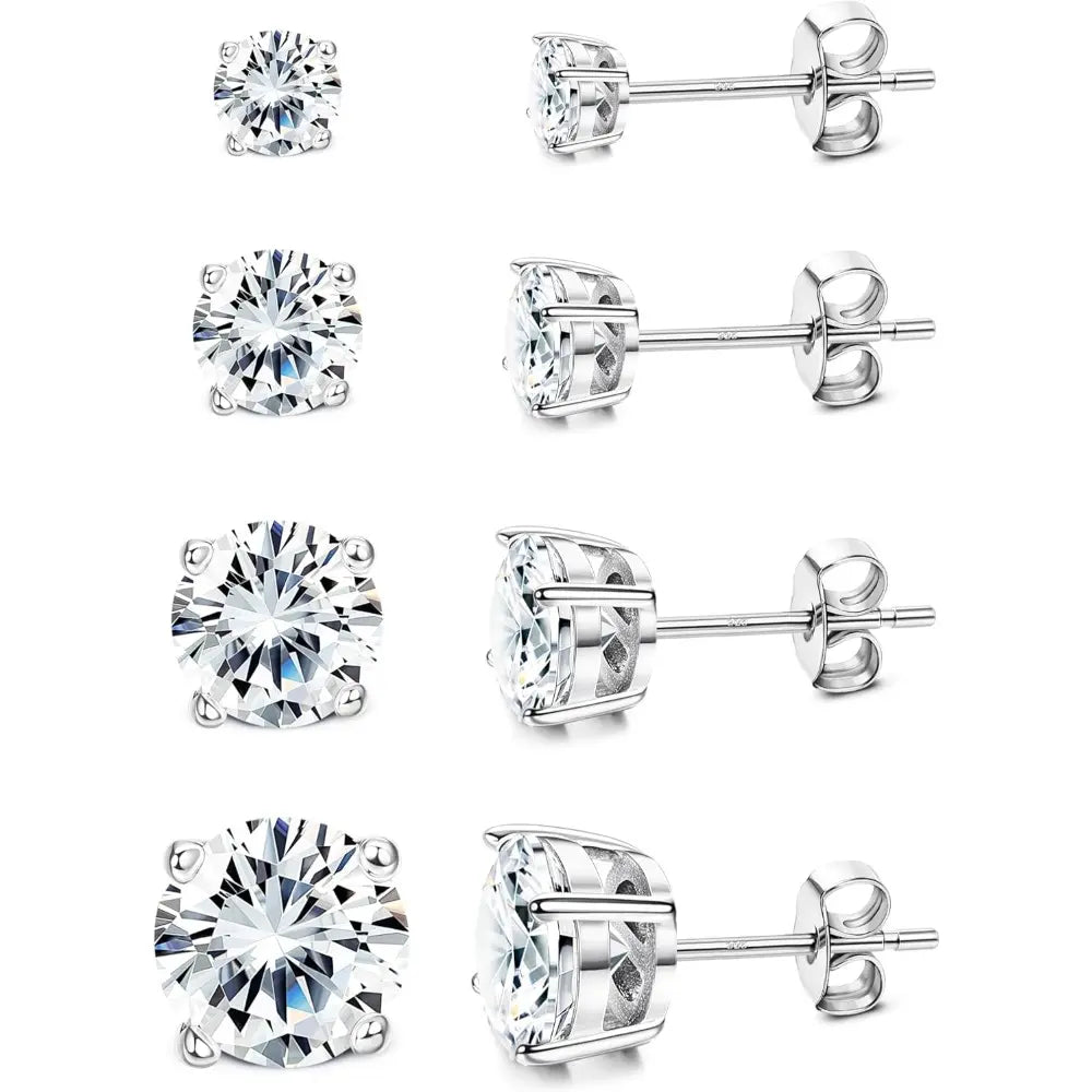csandiva™ VVS1 Moissanite Solitaire Studs - Sag-Free Comfort & 100% Waterproof Everyday Brilliance | Claim 90% OFF Today🔥
