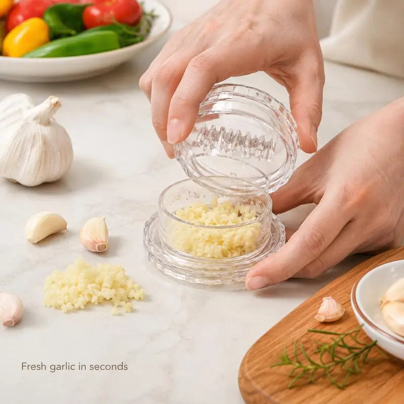 Last Day 50% OFF 🔥 Manual Twist Grinder – No-Knife Prep for Garlic, Ginger, Chili & Herbs