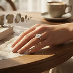 Smooth Bezel Oval Moissanite Ring | Zero-Snag Luxury for Everyday Wear--Last Day Sale-90% OFF🔥