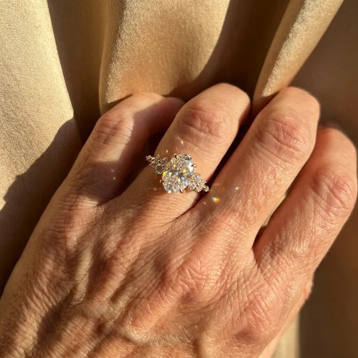 The Everyday Dream Ring – Elongating Oval Cut with Snag-Free Comfort Band--Last Day Sale-90% OFF🔥