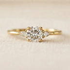 The Empress Three-Stone Ring | Timeless Brilliance & Everyday Luxury--Last Day Sale-90% OFF🔥