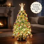 DIY Beaded Crystal Christmas Tree Kit | Sparkling Tabletop Holiday Decor & Stress-Relief Crafting Gift for Women & Home