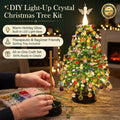 DIY Beaded Crystal Christmas Tree Kit | Sparkling Tabletop Holiday Decor & Stress-Relief Crafting Gift for Women & Home