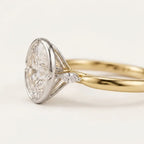 Smooth Bezel Oval Moissanite Ring | Zero-Snag Luxury for Everyday Wear--Last Day Sale-90% OFF🔥