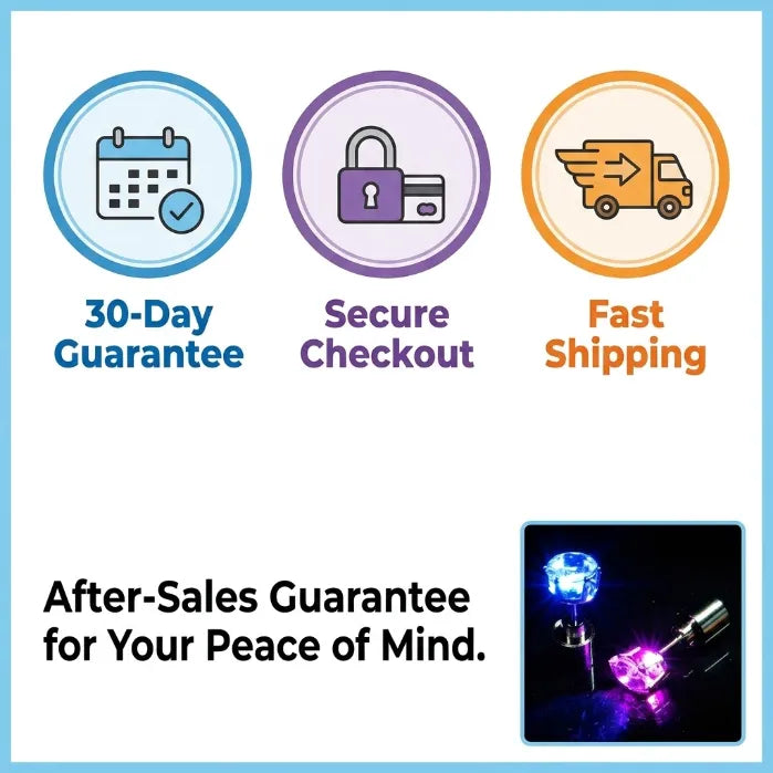 2-in-1 LED Light-Up Earrings – Day Classic Diamond Studs, Night Glowing Party Sparkle--Last Day Sale-90% OFF🔥