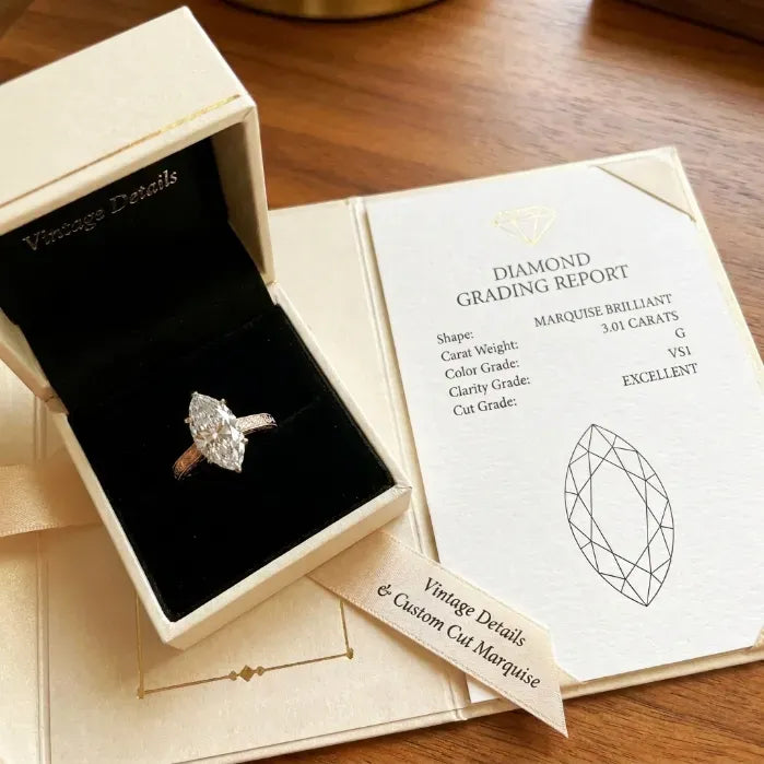 The Vintage Moissanite Ring --Timeless Elegance & Brilliant Sparkle--Last Day Sale-90% OFF🔥