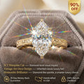 The Vintage Moissanite Ring --Timeless Elegance & Brilliant Sparkle--Last Day Sale-90% OFF🔥