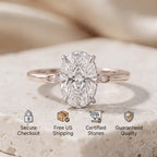 Eternal Oval Cut Halo Ring – Vintage Elegance & Comfort-Fit Daily Travel Ring--Last Day Sale-90% OFF🔥