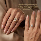 Marquise Diamond Wave Ring – Slenderizing Finger Design & Catch-Free Comfort--Last Day Sale-90% OFF🔥