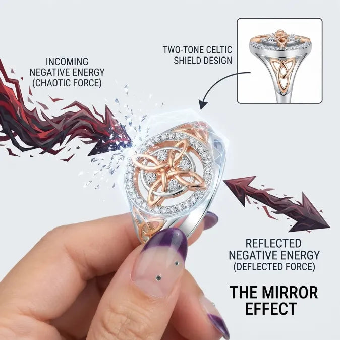 Witch's Knot Protection Ring — Energy Shield & Reflection Amulet--Last Day Sale-90% OFF🔥