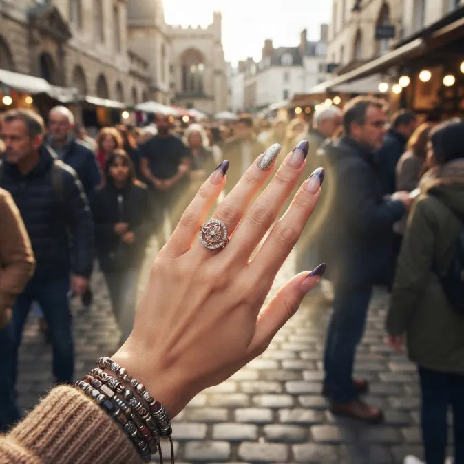 Witch's Knot Protection Ring — Energy Shield & Reflection Amulet--Last Day Sale-90% OFF🔥